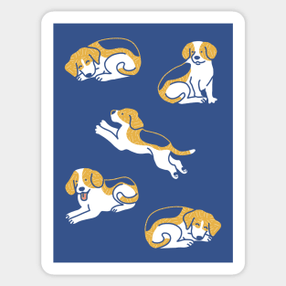 Beagle Pattern Sticker